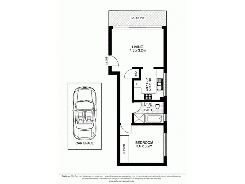 46/48-50 Military road, North Bondi NSW 2026 Floorplan