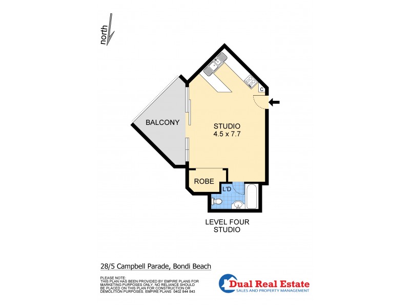28/5 Campbell Parade, Bondi Beach NSW 2026 Floorplan