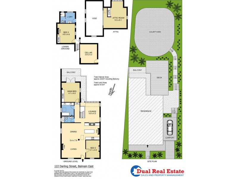 122 Darling Street, Balmain East NSW 2041 Floorplan