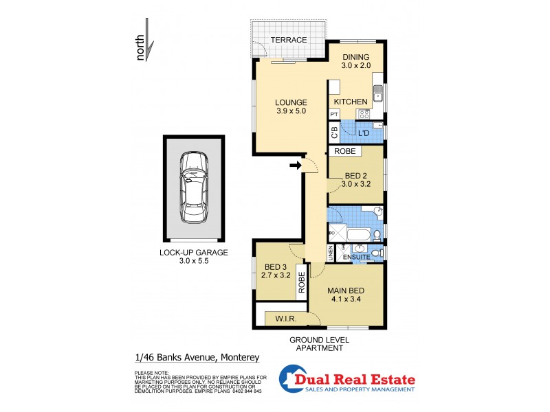 1/46 Banks Street, Monterey NSW 2217 Floorplan