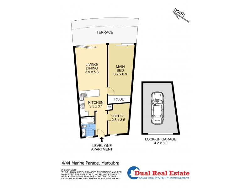 4/44 Marine Parade, Maroubra NSW 2035 Floorplan