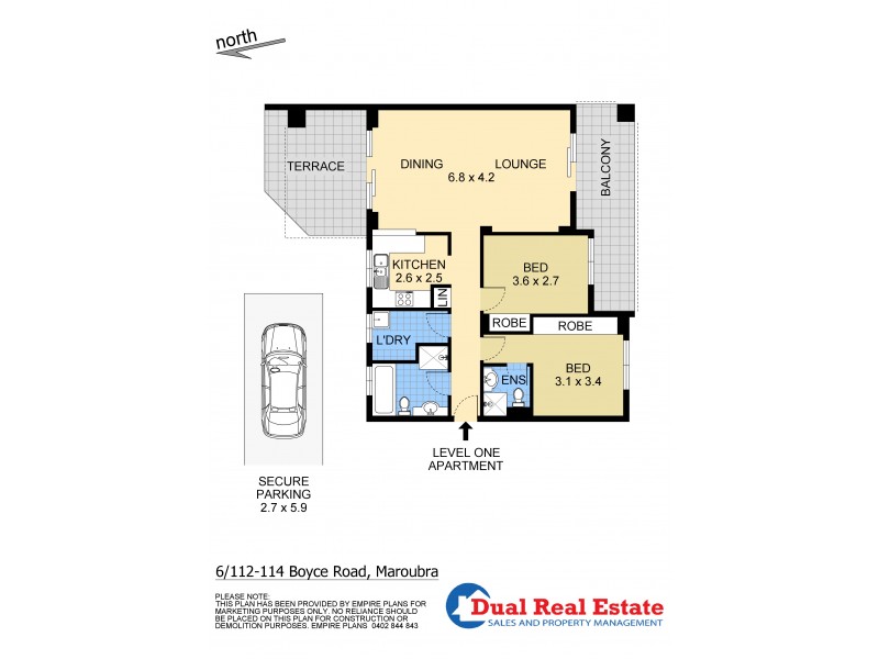 6/112-114 Boyce Road, Maroubra NSW 2035 Floorplan