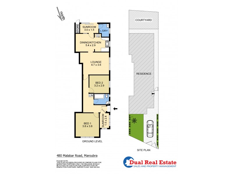 480 Malabar Road, Maroubra NSW 2035 Floorplan