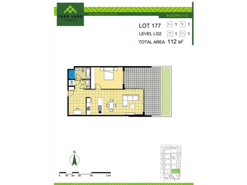 3111/39 Rhodes Street, Hillsdale NSW 2036 Floorplan