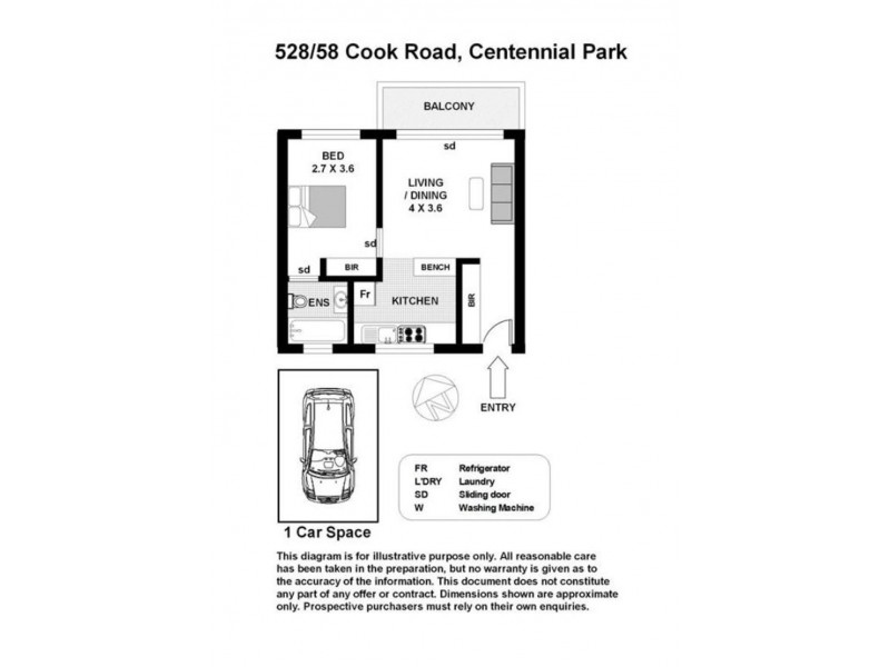 528/58 Cook Road, Centennial Park NSW 2021