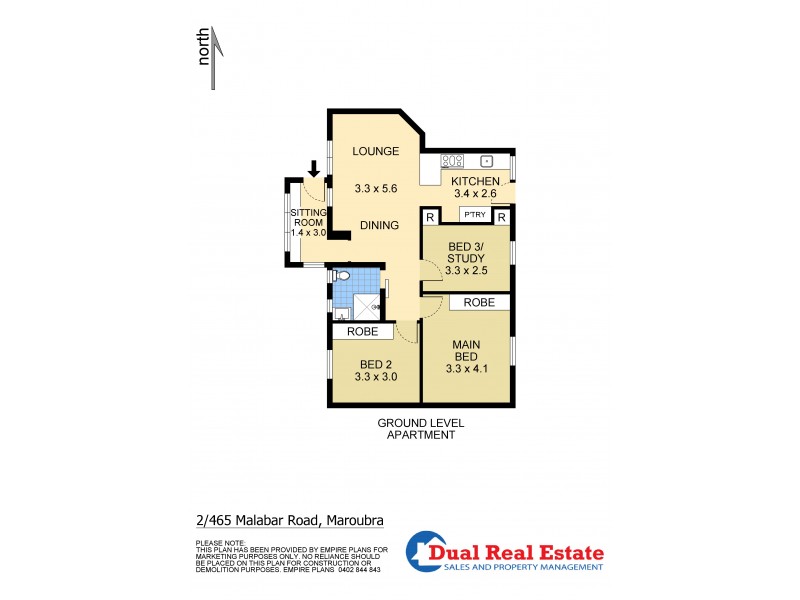 2/465 Malabar Road, Maroubra NSW 2035 Floorplan