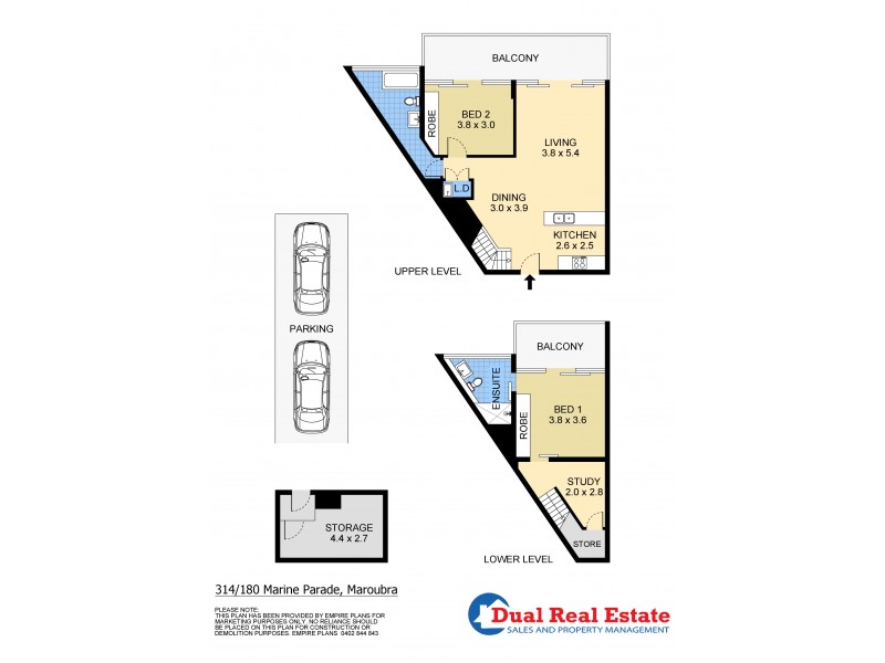 314/178-180 Marine Parade, Maroubra NSW 2035 Floorplan