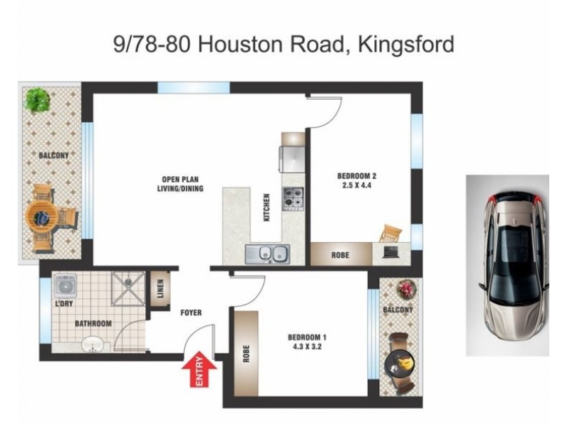 9/78 Houston Road, Kingsford NSW 2032