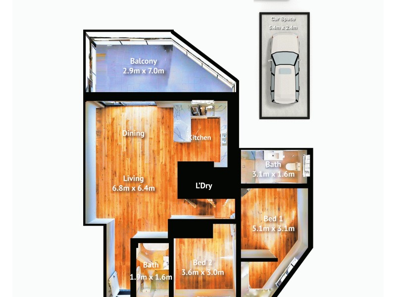 5/19-23 Forest Road, Hurstville NSW 2220 Floorplan