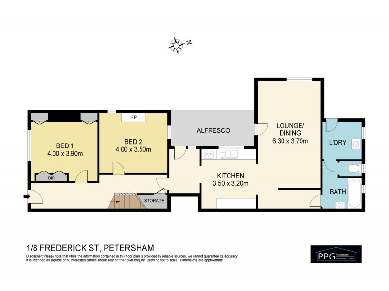 1/8 Frederick Street, Petersham NSW 2049 Floorplan