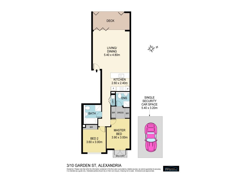 3/10 Garden Street, Alexandria NSW 2015 Floorplan