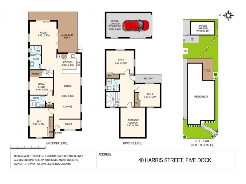40 Harris Rd, Five Dock NSW 2046 Floorplan