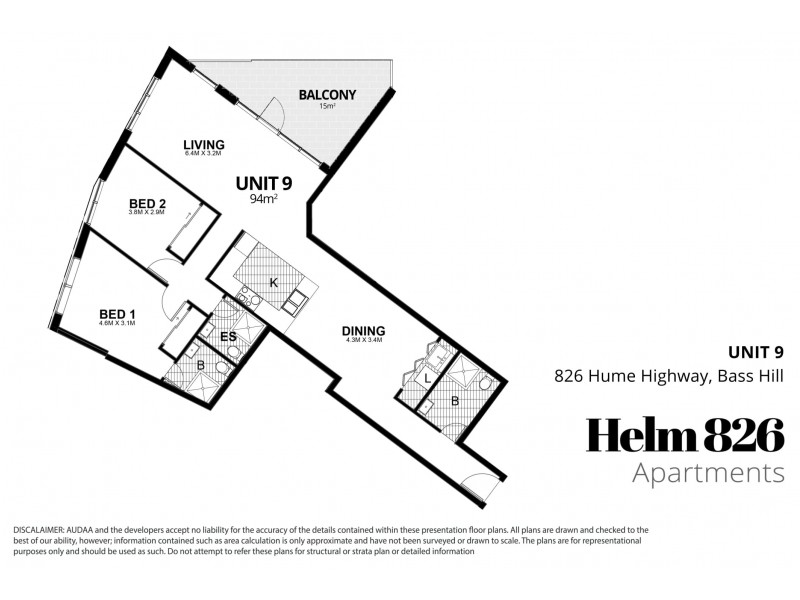 9/826 Hume Highway, Bass Hill NSW 2197 Floorplan