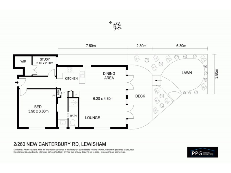 2/260 New Canterbury Road, Lewisham NSW 2049 Floorplan