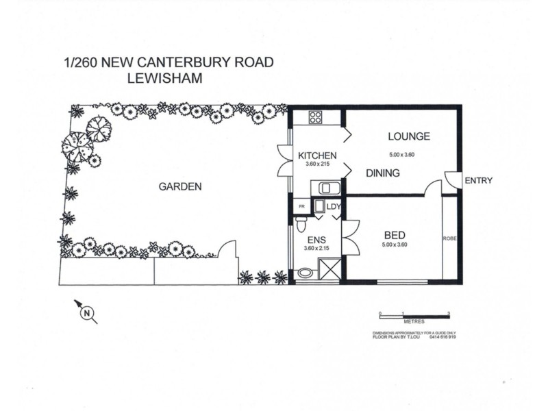 1/260 New Canterbury Road, Lewisham NSW 2049 Floorplan