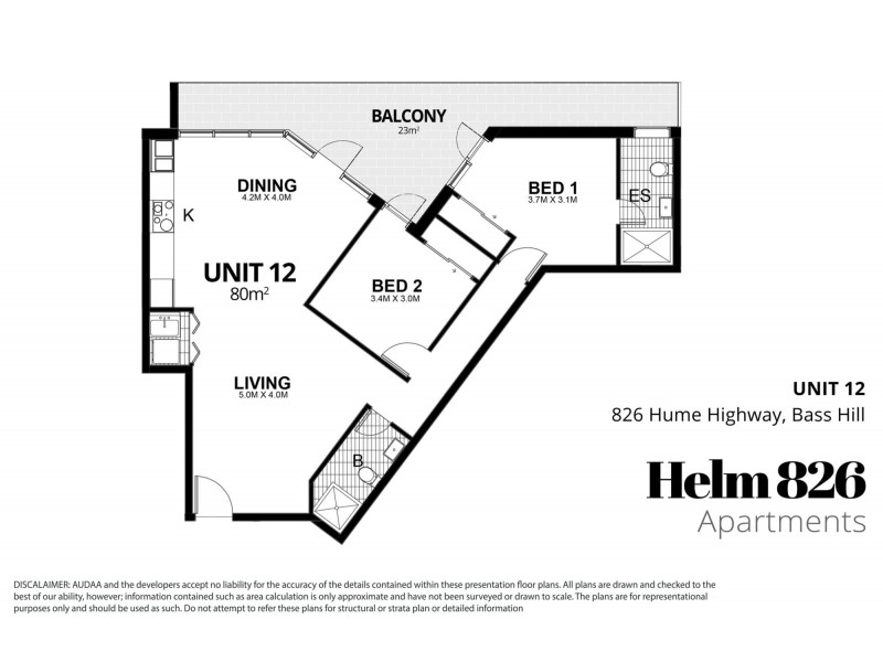 12/826 Hume Highway, Bass Hill NSW 2197 Floorplan