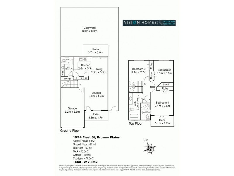 1/14 Fleet Street, Browns Plains QLD 4118 Floorplan
