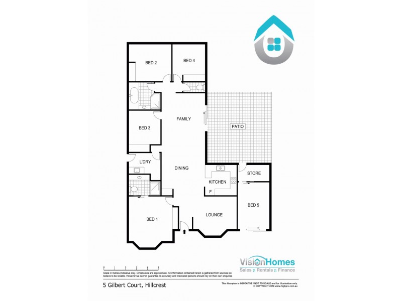 5 Gilbert Court, Hillcrest QLD 4118 Floorplan