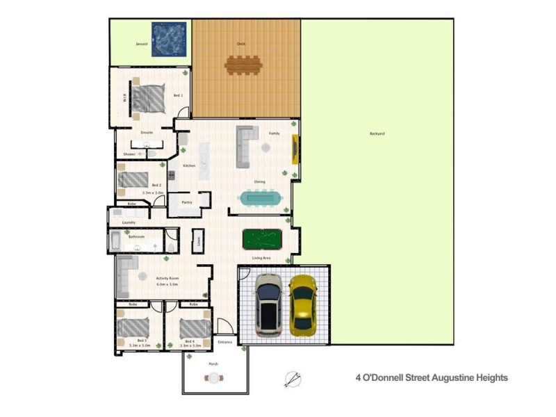 4 O’Donnell Street, Augustine Heights QLD 4300 Floorplan