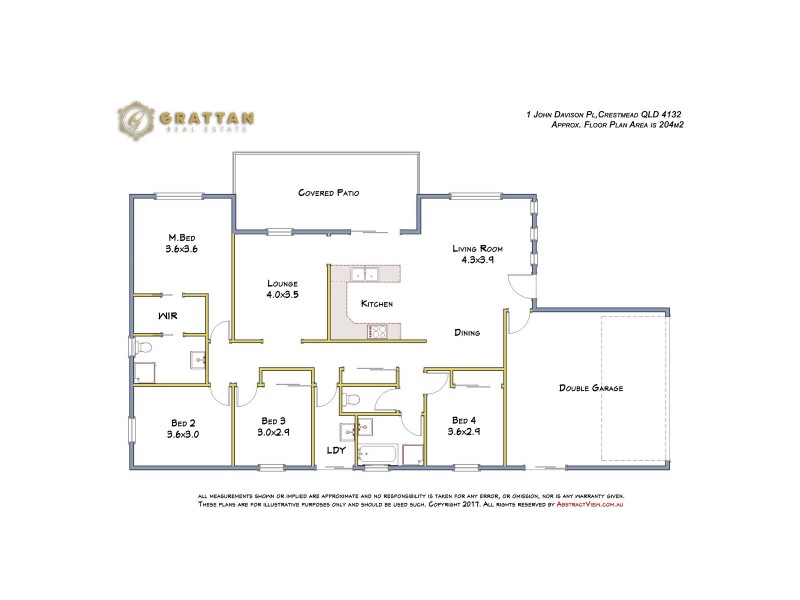 1 John Davison Place, Crestmead QLD 4132 Floorplan