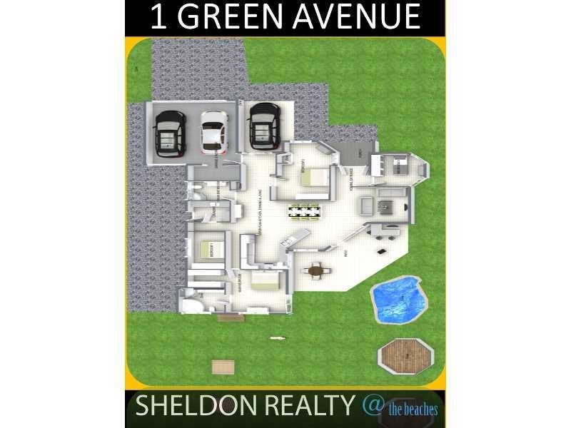 1 GREEN AVENUE, Kewarra Beach QLD 4879 Floorplan