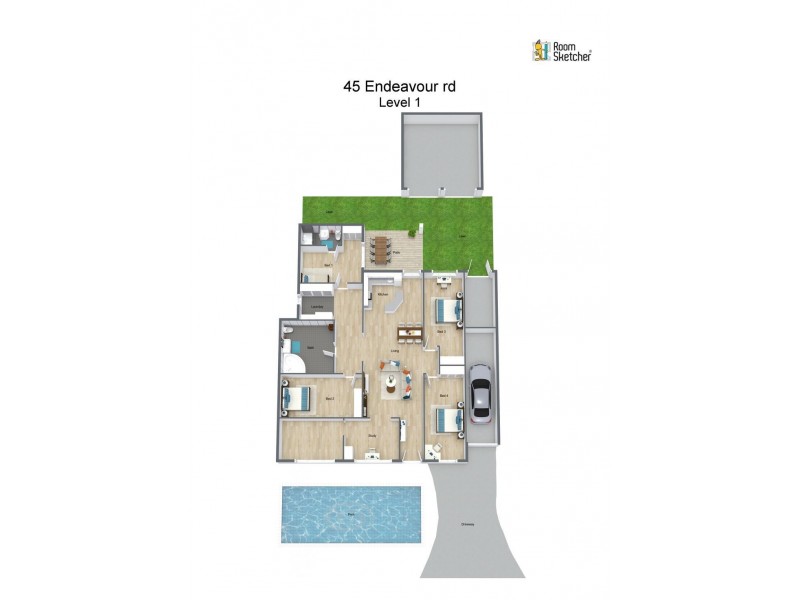 45 Endeavour Road, Clifton Beach QLD 4879 Floorplan