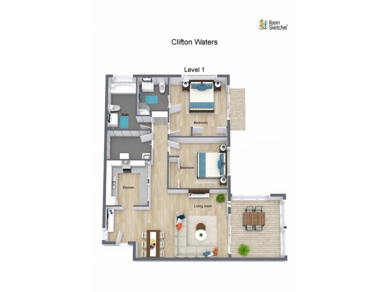 2510/22-26 Clifton Road, Clifton Beach QLD 4879 Floorplan