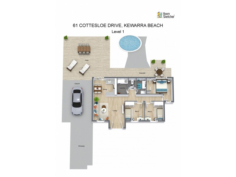 61 Cottesloe Drive, Kewarra Beach QLD 4879 Floorplan