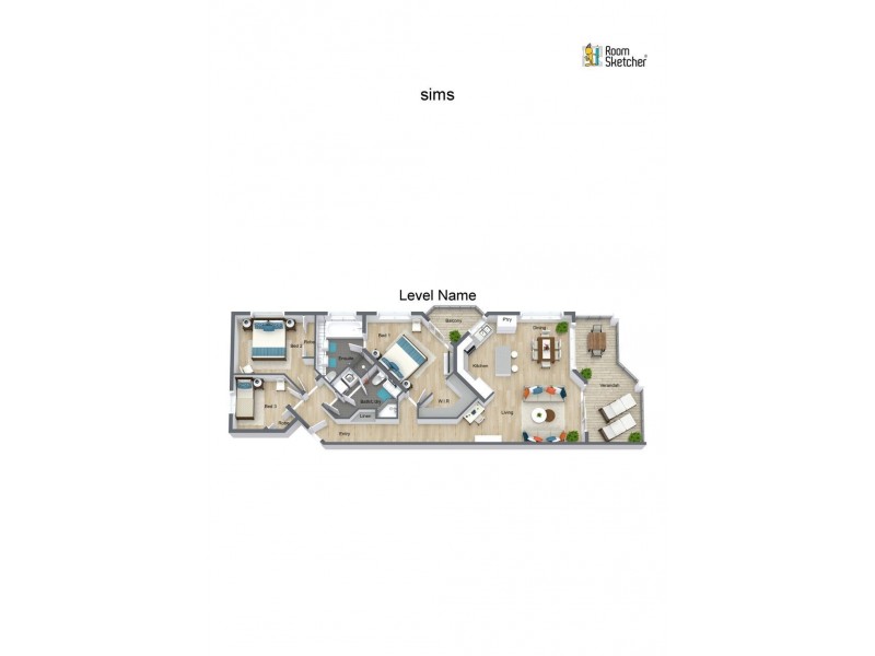 3/73 Sims Esp, Yorkeys Knob QLD 4878 Floorplan