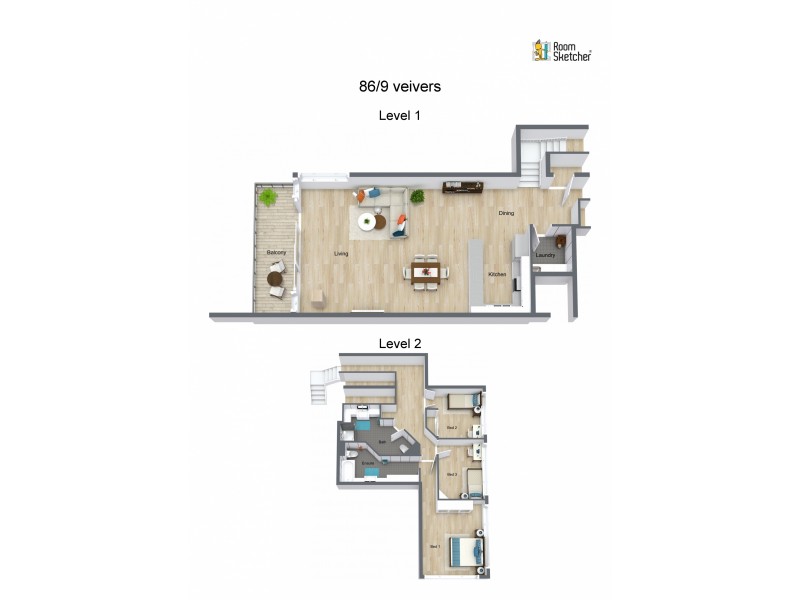 86/9 Veivers Road, Palm Cove QLD 4879 Floorplan