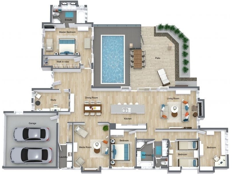 6 Bushlark Pl, Smithfield QLD 4878 Floorplan