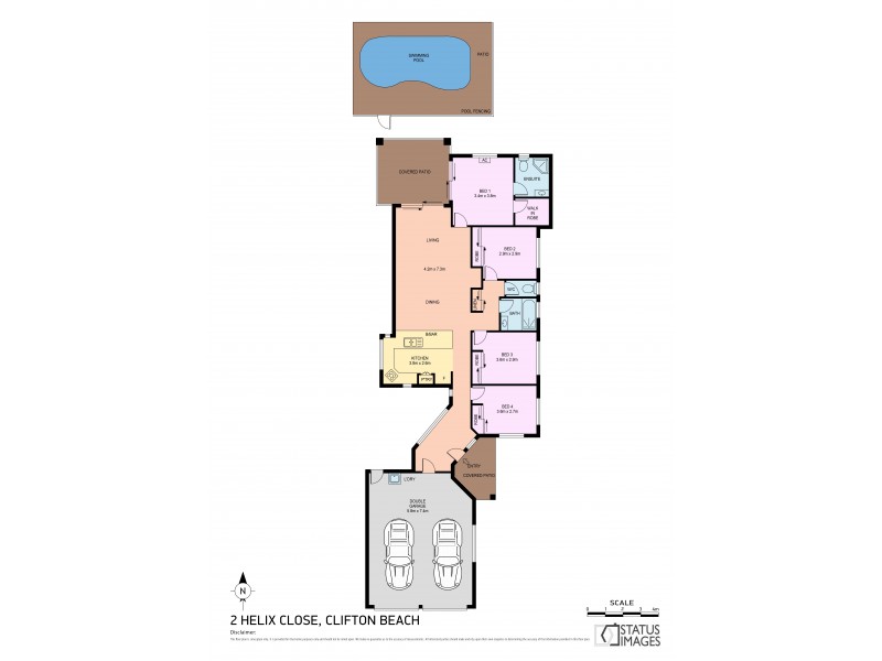2 Helix Close, Clifton Beach QLD 4879 Floorplan