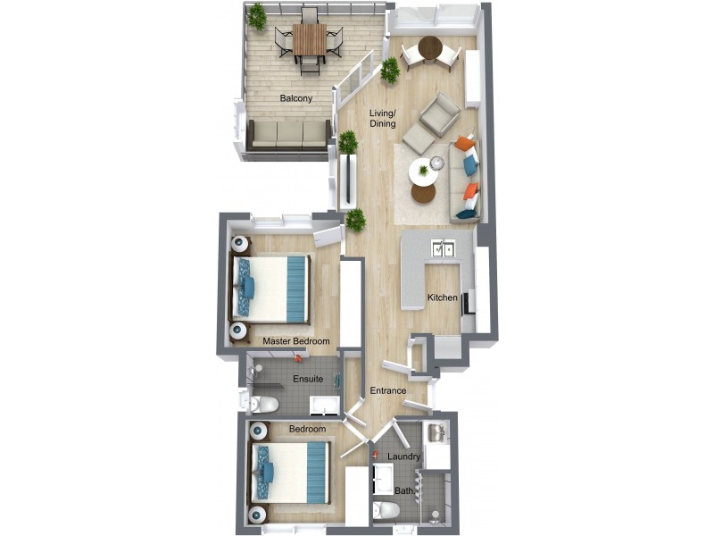 5/57 Vasey Esplanade, Trinity Beach QLD 4879 Floorplan