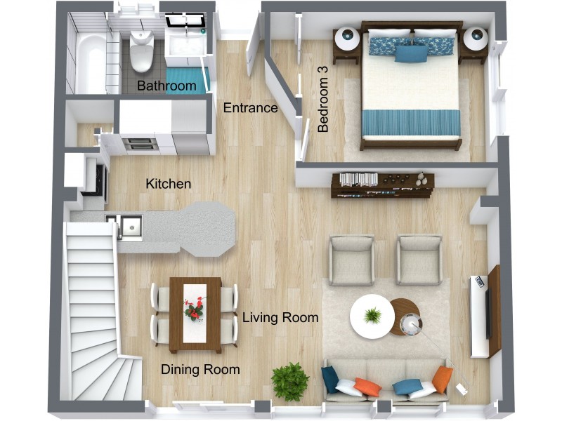 2/11 Moody Street, Manunda QLD 4870 Floorplan