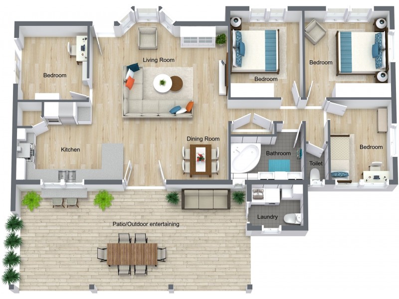 37 Portsea Crescent, Kewarra Beach QLD 4879 Floorplan