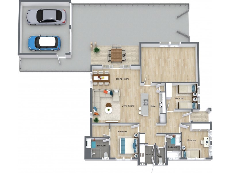 3 Anson Street, Bentley Park QLD 4869 Floorplan