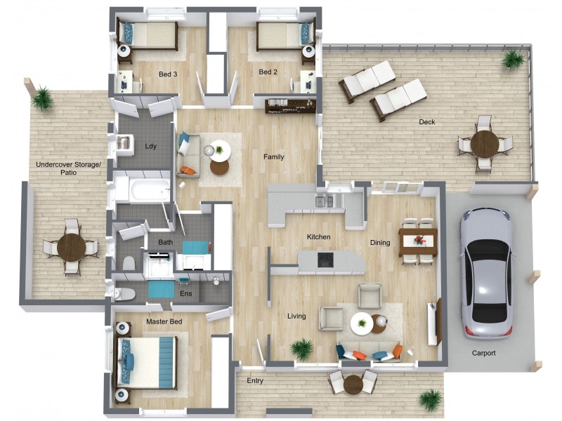 16 Baines Street, Clifton Beach QLD 4879 Floorplan