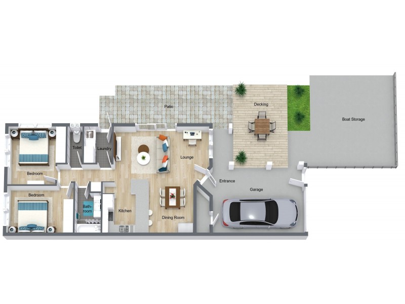 2/66 Barnard Drive, Mount Sheridan QLD 4868 Floorplan