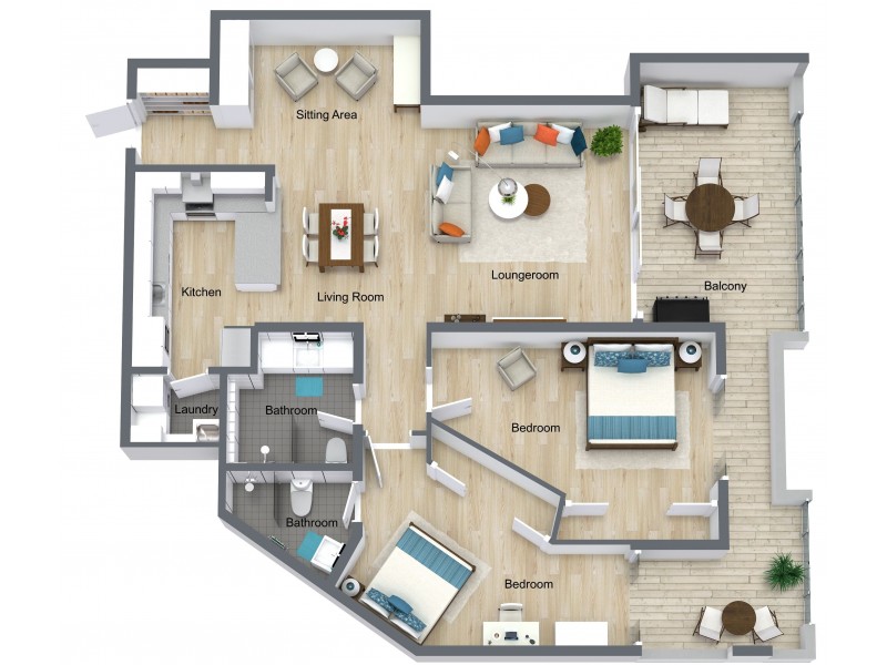 6/65-69 Williams Esplanade, Palm Cove QLD 4879 Floorplan