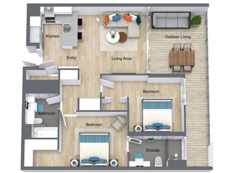 37/1 Marlin Parade, Cairns City QLD 4870 Floorplan
