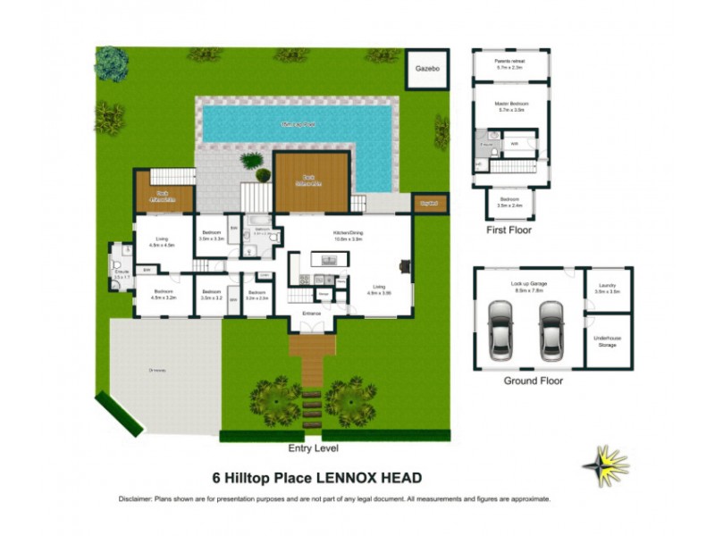 6 Hilltop Place, Lennox Head NSW 2478 Floorplan