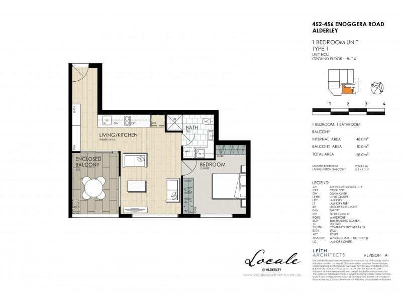 Brisbane  apartments, Brisbane QLD 4000 Floorplan