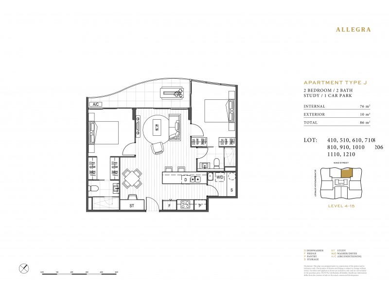 Luxury Waterfront Apartments, Southport QLD 4215 Floorplan