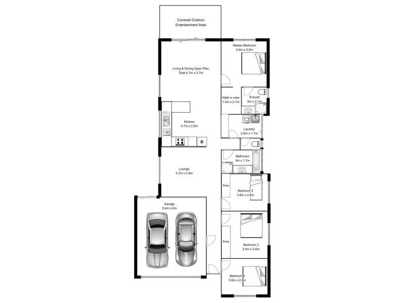 3 Adam Court, Kallangur QLD 4503 Floorplan