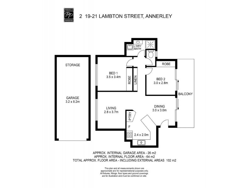 2/19-21 Lambton Street, Annerley QLD 4103 Floorplan