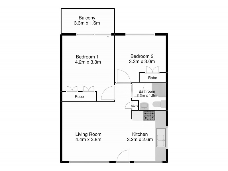 2/18 Bere Street, Gaythorne QLD 4051 Floorplan