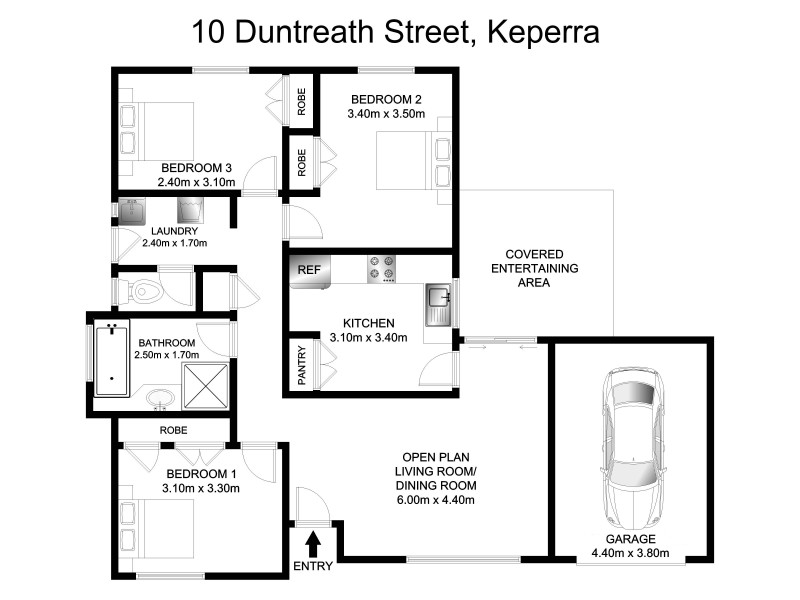 10 Duntreath Street, Keperra QLD 4054 Floorplan