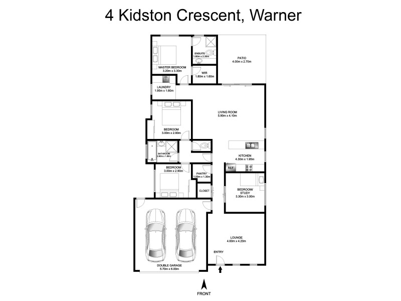 4 Kidston Crescent, Warner QLD 4500 Floorplan
