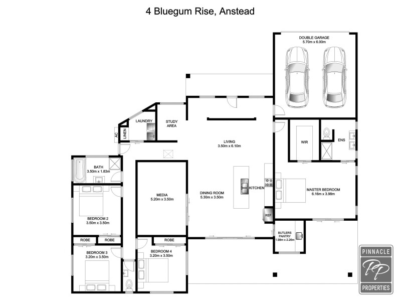 4 Bluegum Rise, Anstead QLD 4070 Floorplan