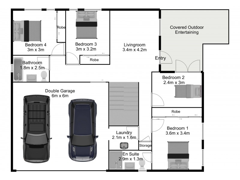1/14 Norman Street, Wooloowin QLD 4030 Floorplan